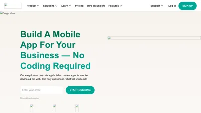 Screenshot of Adalo.com