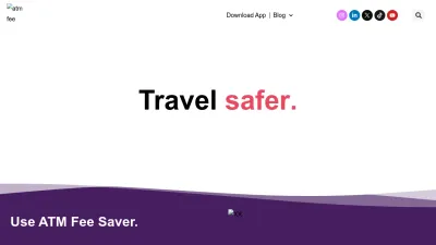 Screenshot of Atmfeesaver.com