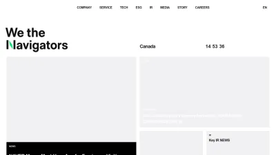 Screenshot of Navercorp.com