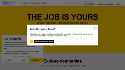 Screenshot preview of welcometothejungle.com