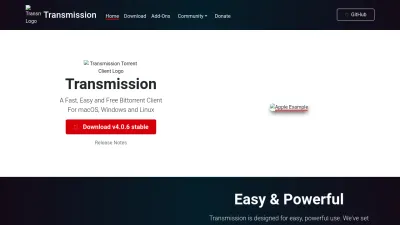 Screenshot of Transmissionbt.com