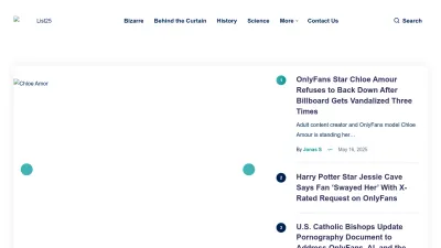 Screenshot of List25.com