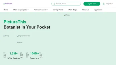 Screenshot of Picturethisai.com