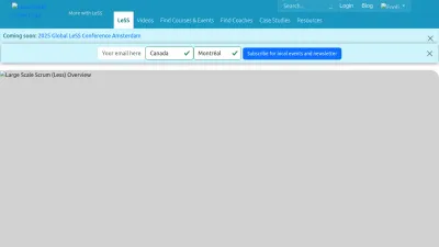 Screenshot of Less.works