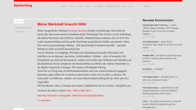 Screenshot of Spiekermann.com