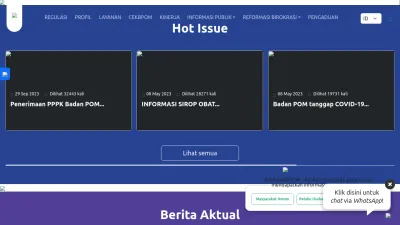 Screenshot of Pom.go.id