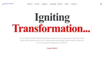 Screenshot of Mindfiresolutions.com