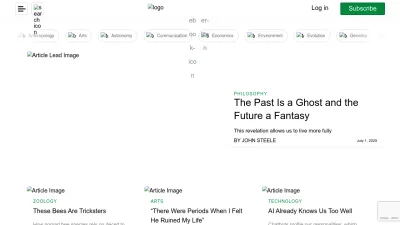 Screenshot preview of nautil.us