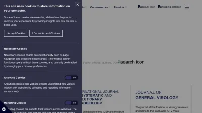 Screenshot of Microbiologyresearch.org