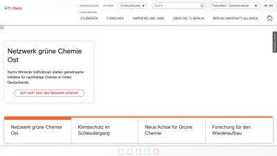 Screenshot preview of tu.berlin