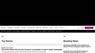 Screenshot of Happi.com