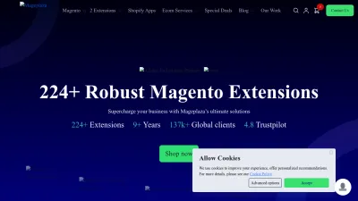 Screenshot of Mageplaza.com
