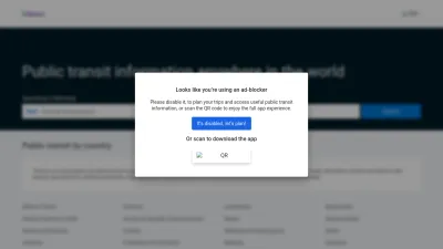 Screenshot preview of moovitapp.com