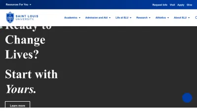 Screenshot of Slu.edu