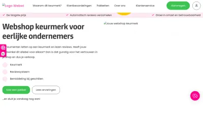 Screenshot of Webwinkelkeur.nl