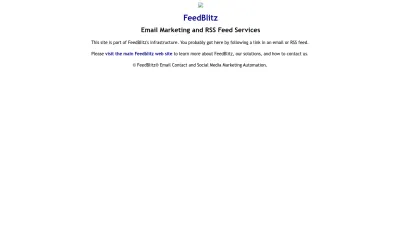 Screenshot of Feeds.feedblitz.com