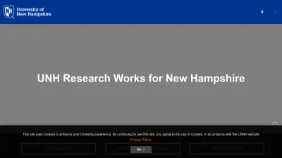 Screenshot of Unh.edu