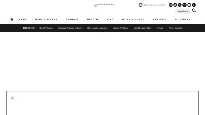 Screenshot preview of marieclaire.co.uk