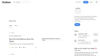 Screenshot of Elemental.medium.com