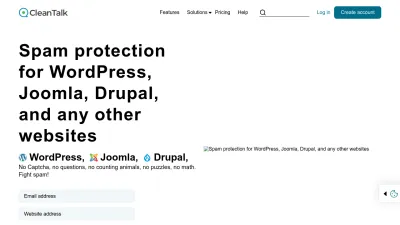 Screenshot of Cleantalk.org