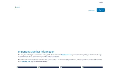 Screenshot of Intervalworld.com