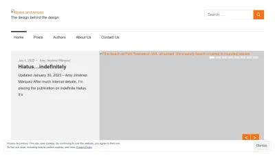 Screenshot of Boxesandarrows.com