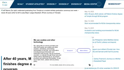 Screenshot of Ncaa.org