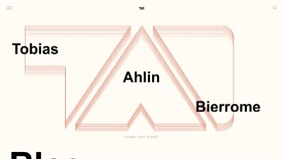 Screenshot of Tobiasahlin.com