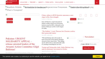 Screenshot of Marxist.com