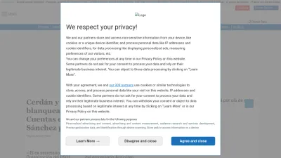 Screenshot preview of libertaddigital.com