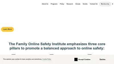 Screenshot of Fosi.org