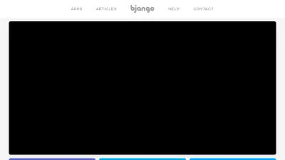 Screenshot of Bjango.com