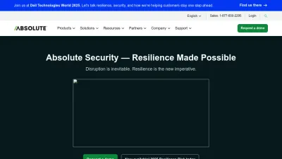 Screenshot of Absolute.com