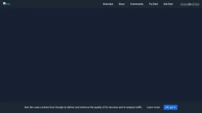 Screenshot preview of dart.dev