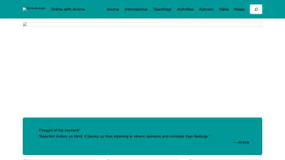Screenshot of Amritapuri.org