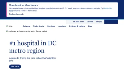 Screenshot of Inova.org