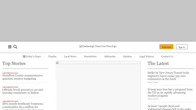 Screenshot preview of timesfreepress.com