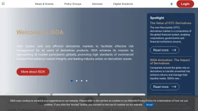 Screenshot of Isda.org