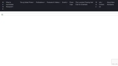 Screenshot of Improbable.com