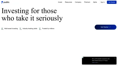 Screenshot of Public.com