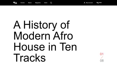 Screenshot of Ra.co