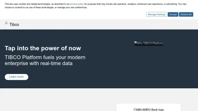 Screenshot of Tibco.com