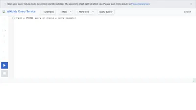 Screenshot of Query.wikidata.org