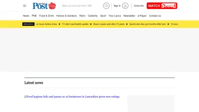 Screenshot of Lep.co.uk