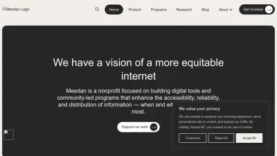 Screenshot of Meedan.com
