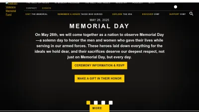 Screenshot of Vvmf.org