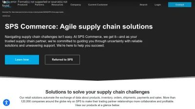 Screenshot of Spscommerce.com