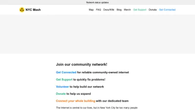 Screenshot of Nycmesh.net