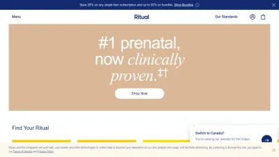 Screenshot of Ritual.com