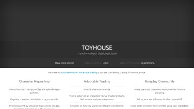 Screenshot of Toyhou.se